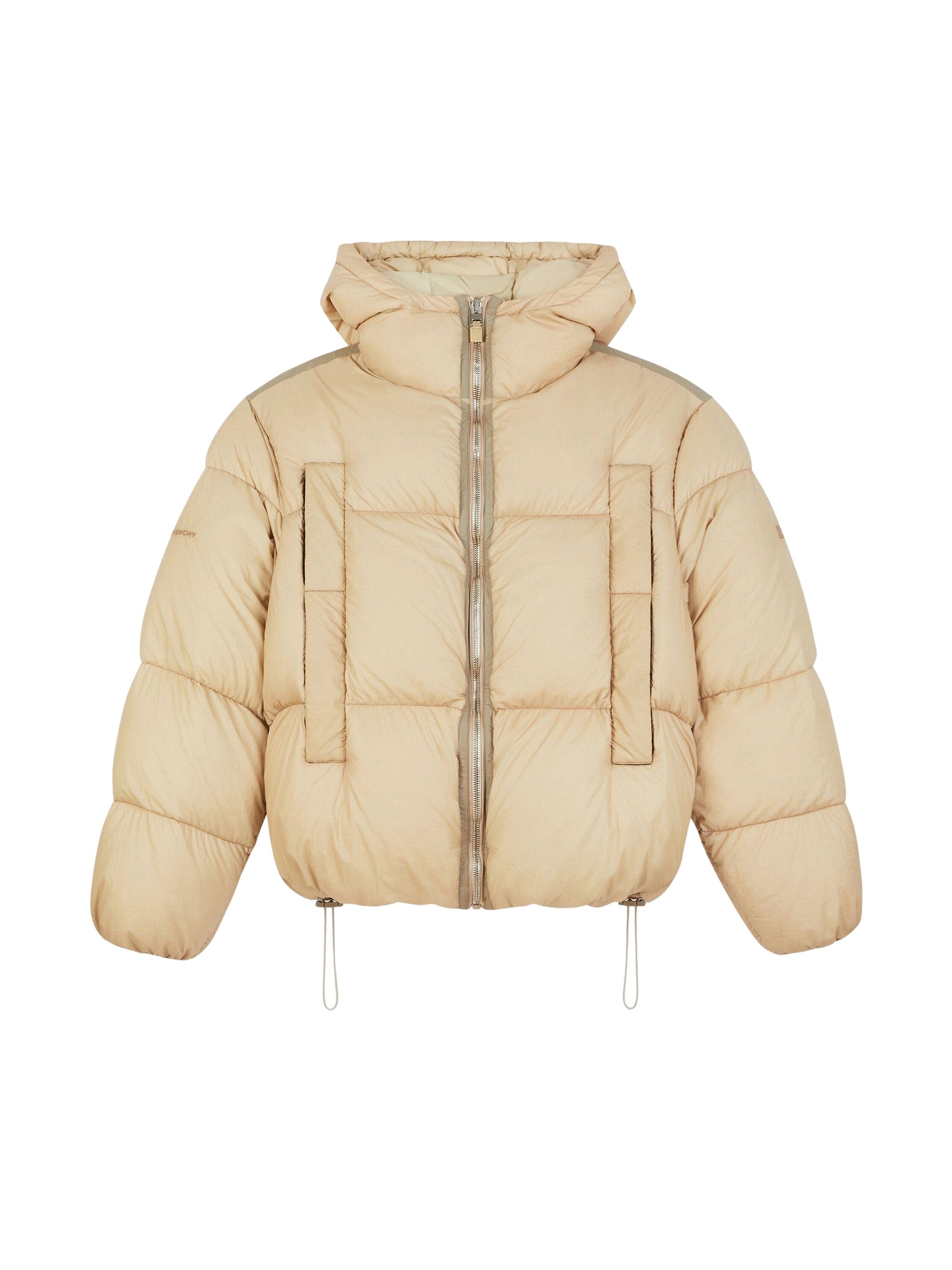 Veste bouffante à capuche oversize - Tan