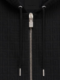Blouson à capuche en laine - Noir