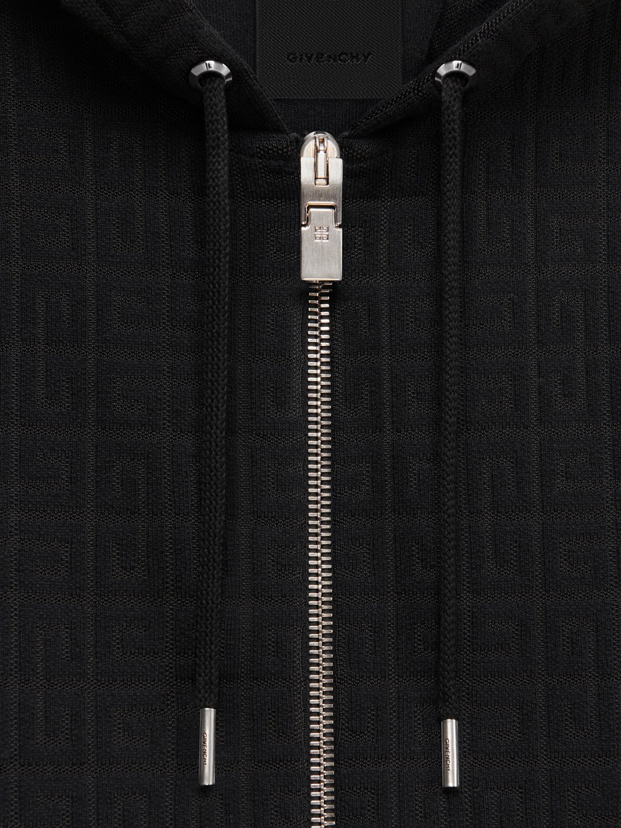 Blouson à capuche en laine - Noir