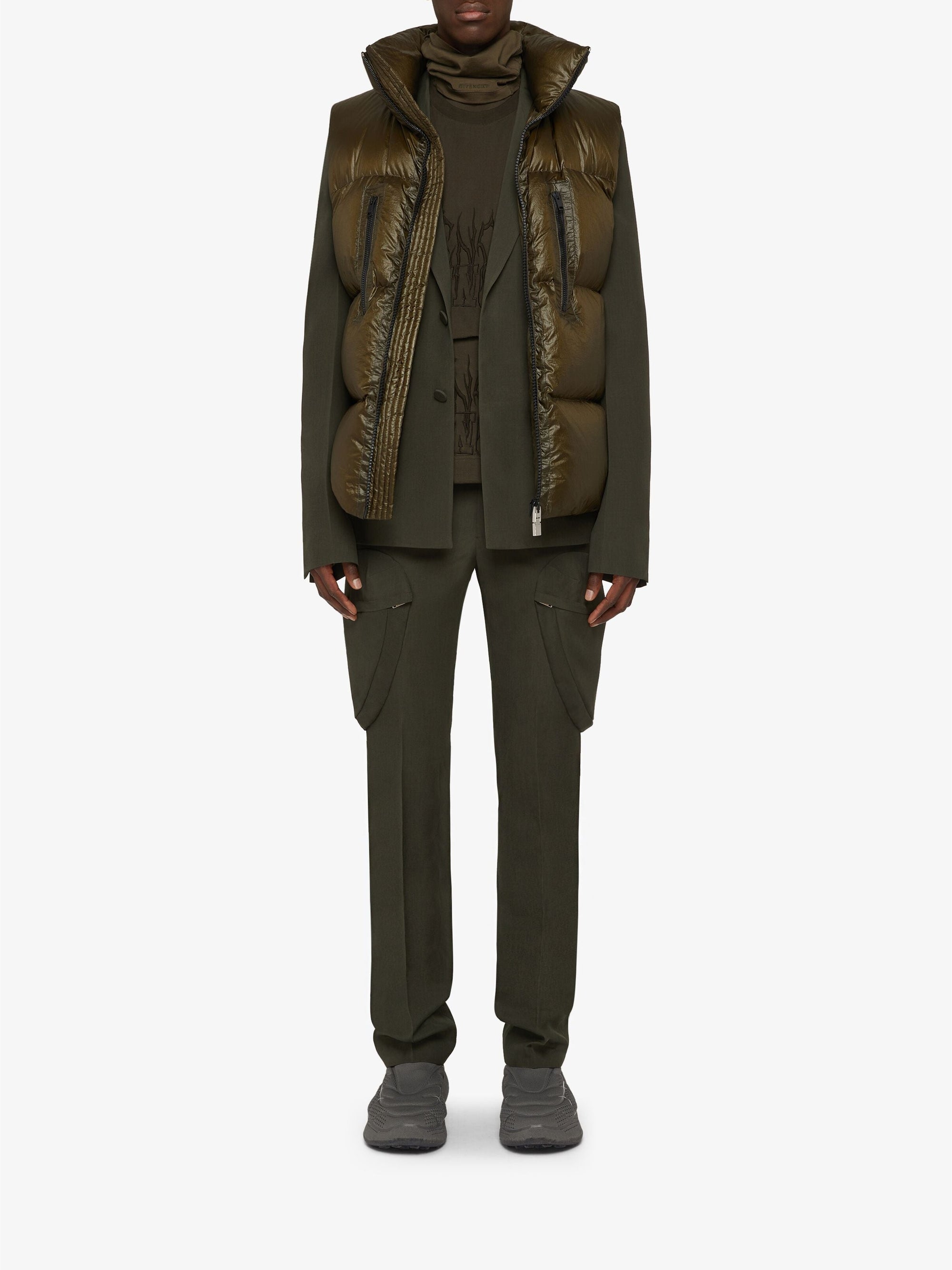 Doudoune sans manches - Vert Militaire