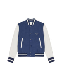 Blouson varsity G 1952 en denim - Blue & White
