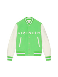 Blouson varsity Givenchy en laine - Bright Green