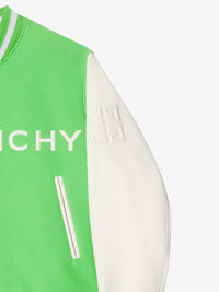Blouson varsity Givenchy en laine - Bright Green
