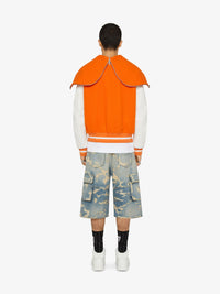 Blouson varsity à capuche Givenchy en laine mélangé - Orange