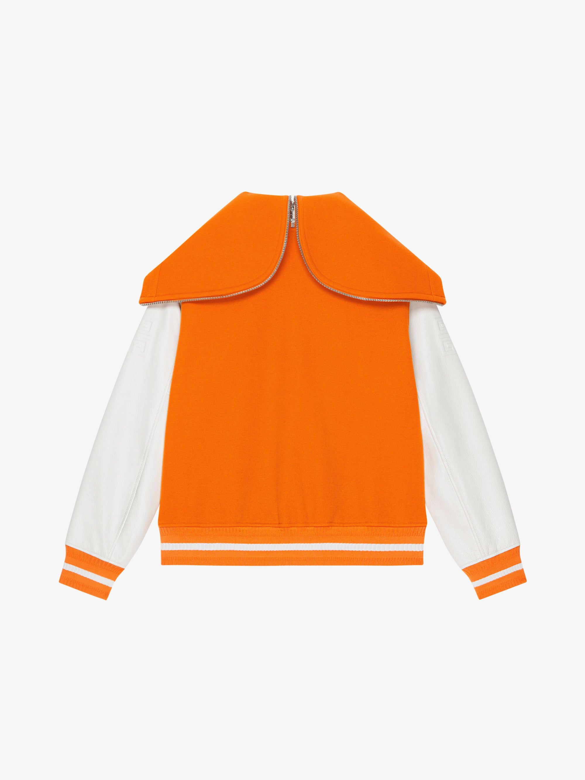 Blouson varsity à capuche Givenchy en laine mélangé - Orange
