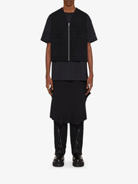 Gilet double face en cachemire - Black