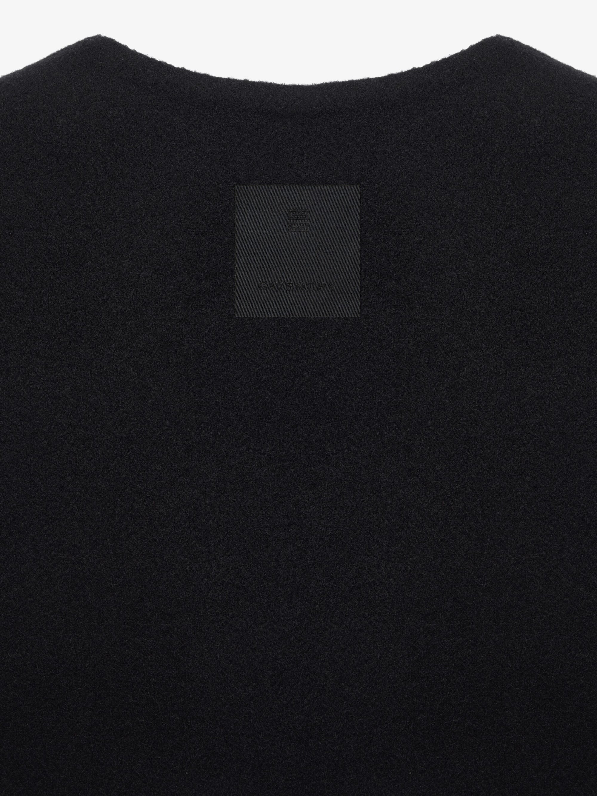 Gilet double face en cachemire - Black