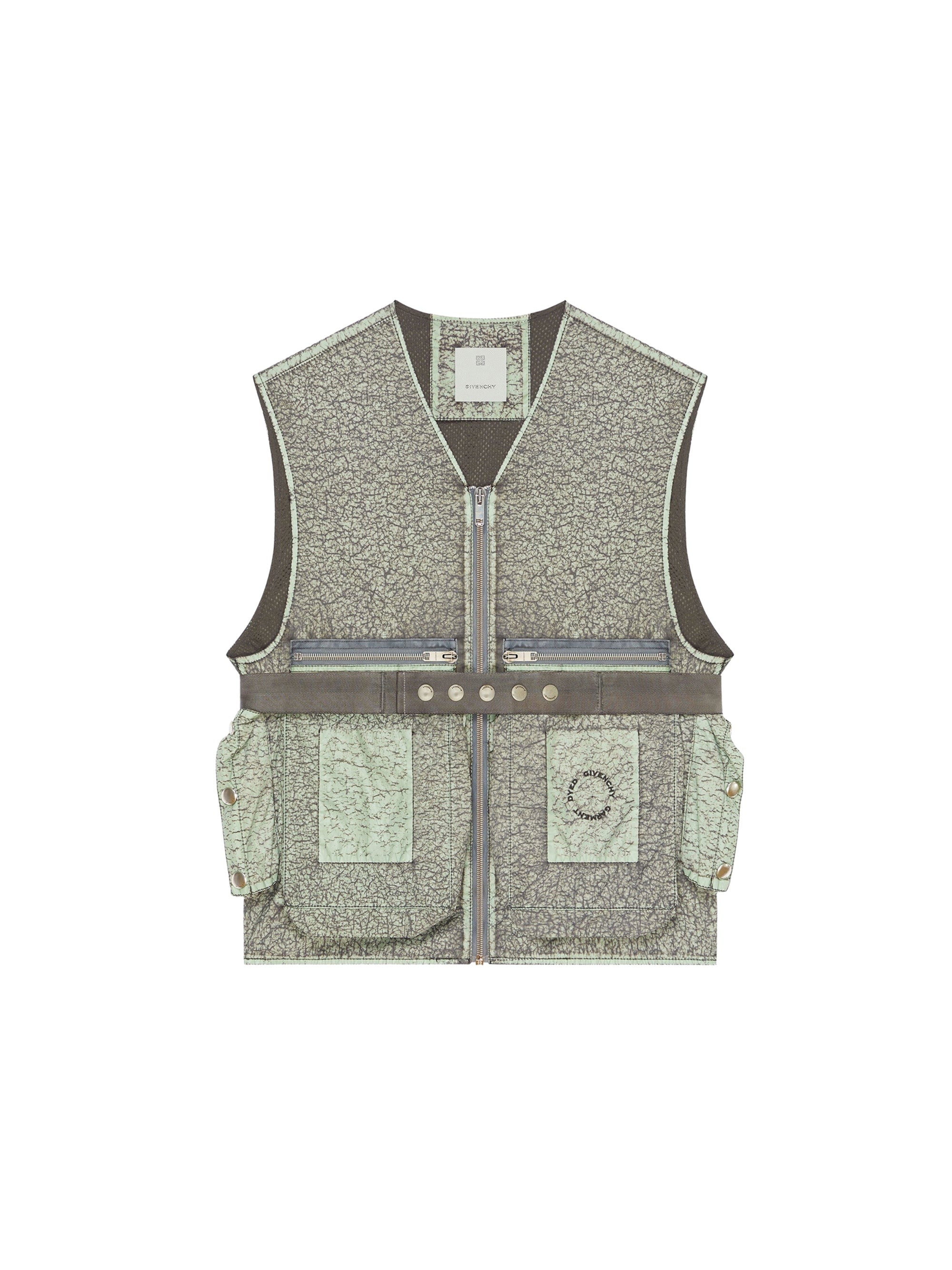 Gilet effet craquelé - Medium Grey