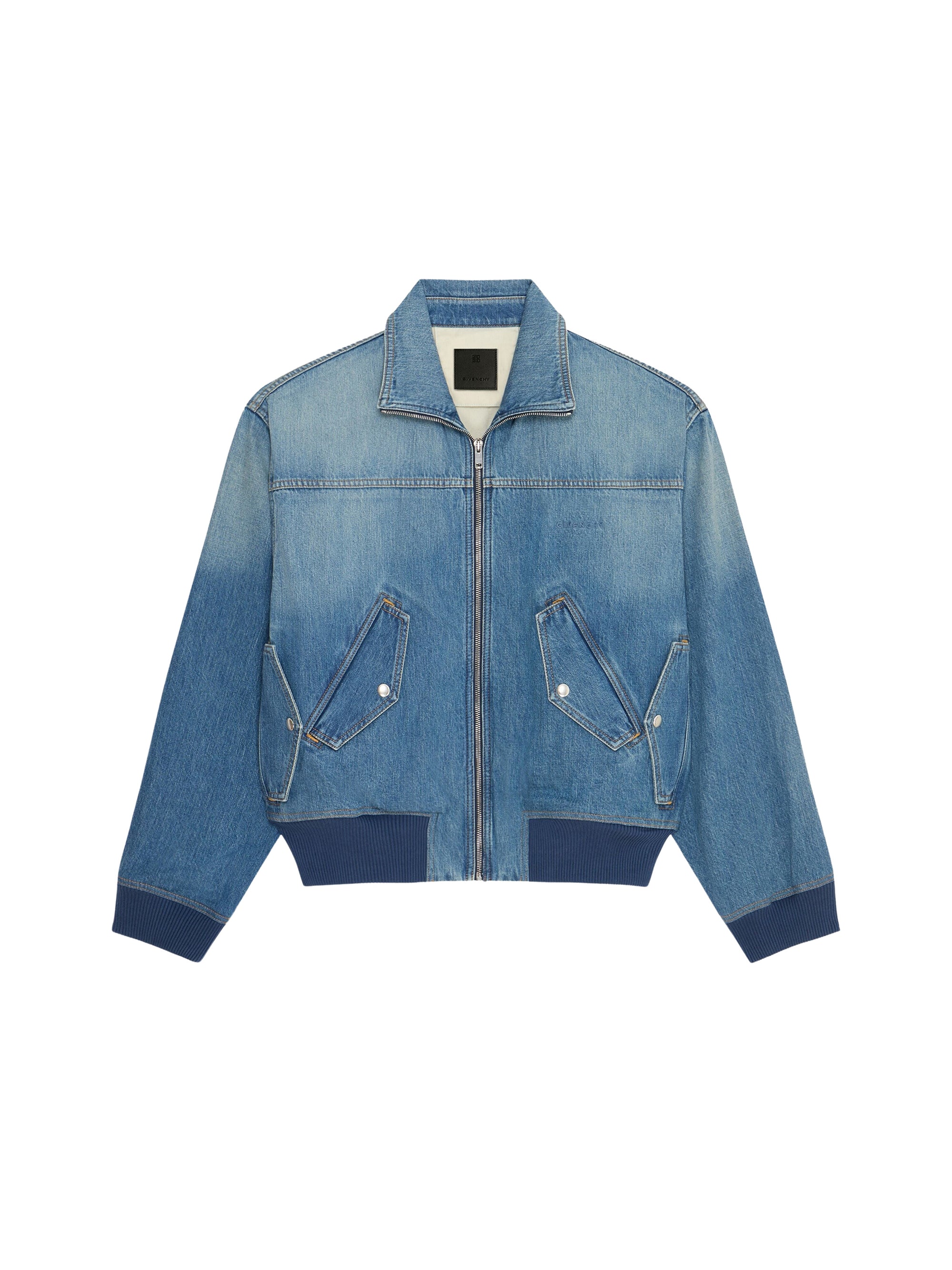 Bomber en denim - Medium Blue