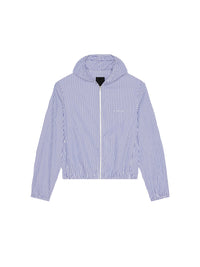 Manteau coupe-vent à rayures - Blue
