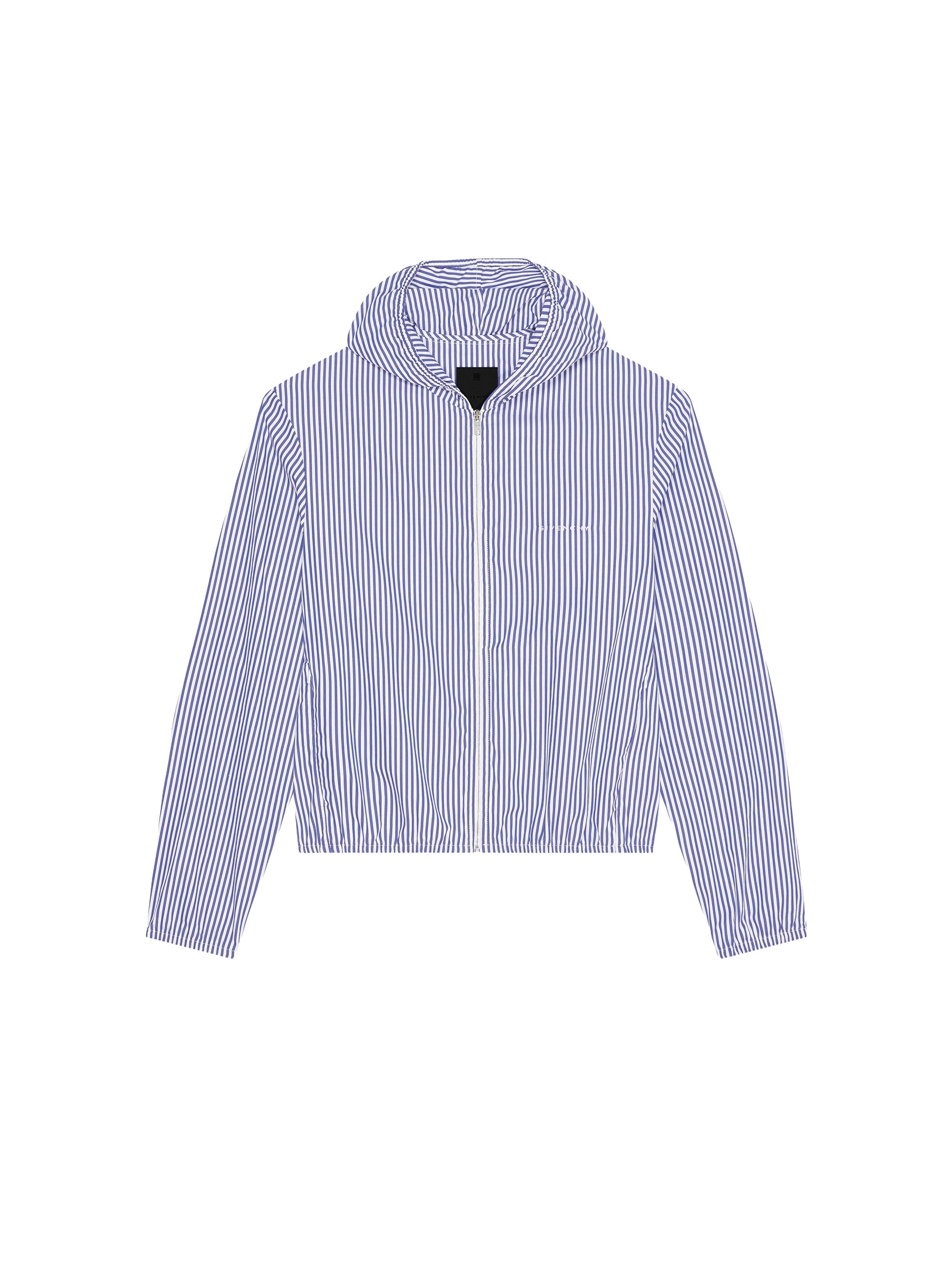 Manteau coupe-vent à rayures - Blue