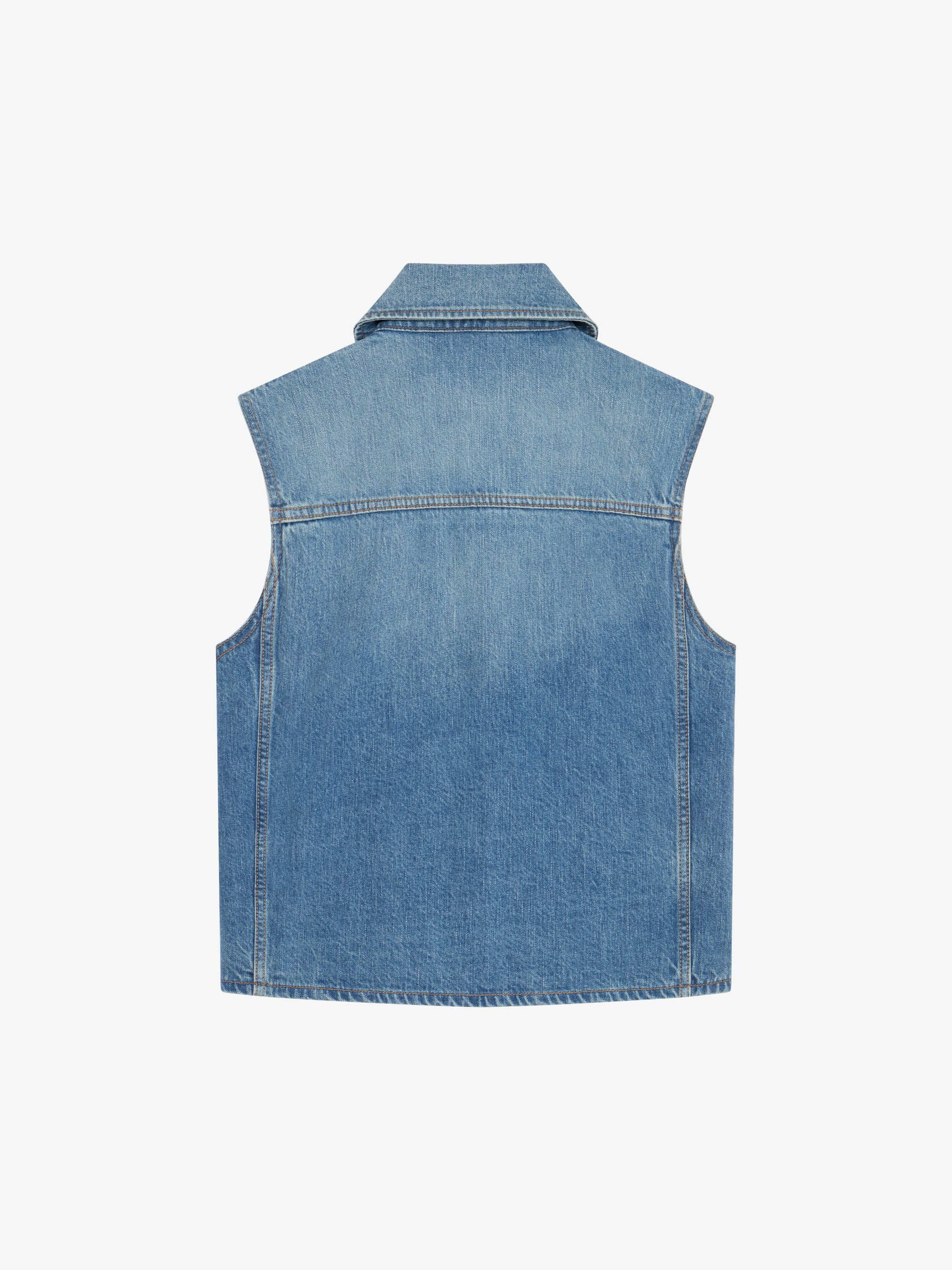 Blouson sans manches en denim - Medium Blue