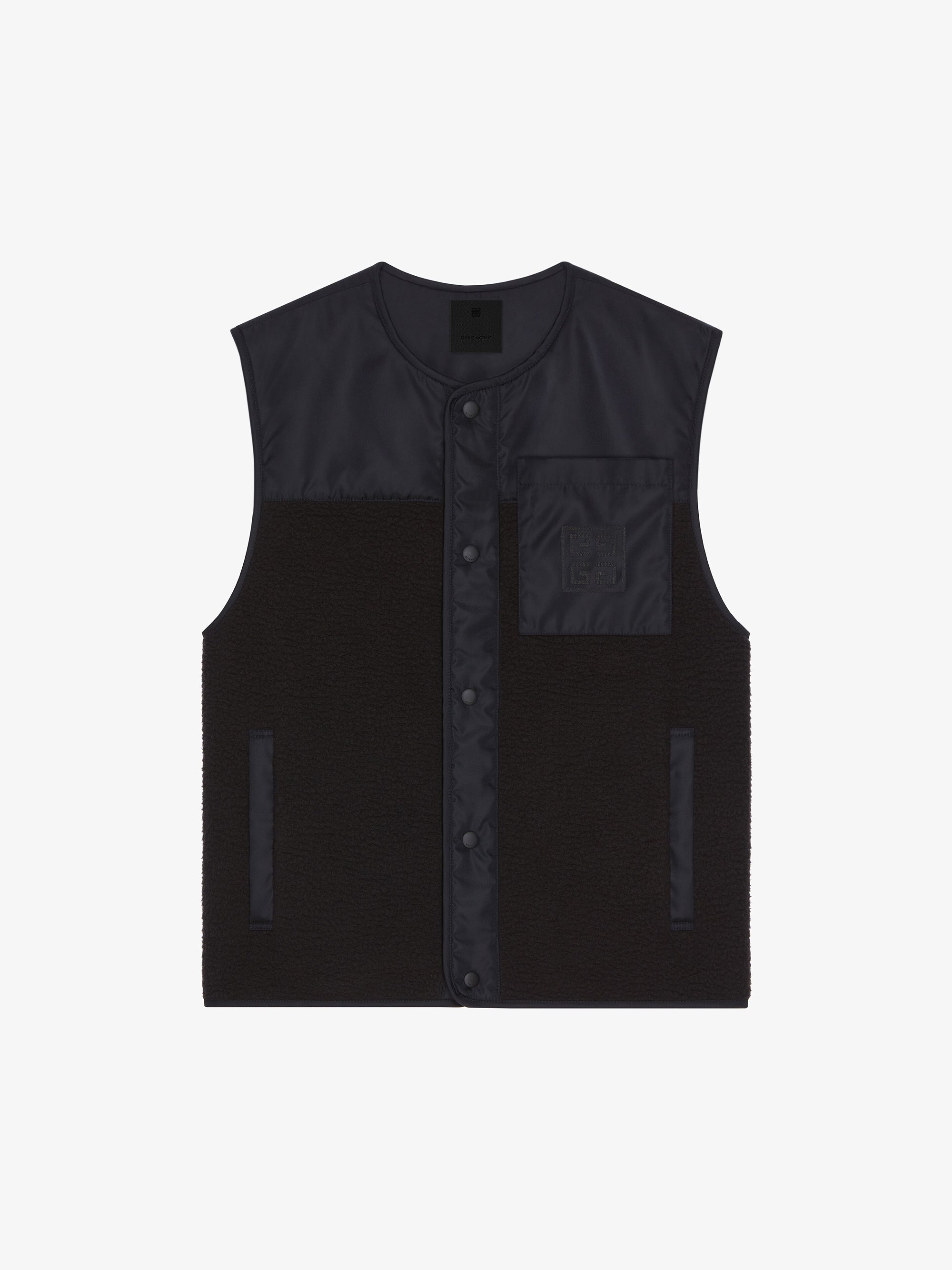 MIX MATERIAL VEST 4G POCKET