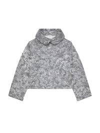 Parka fishtail courte - Light Grey Melange