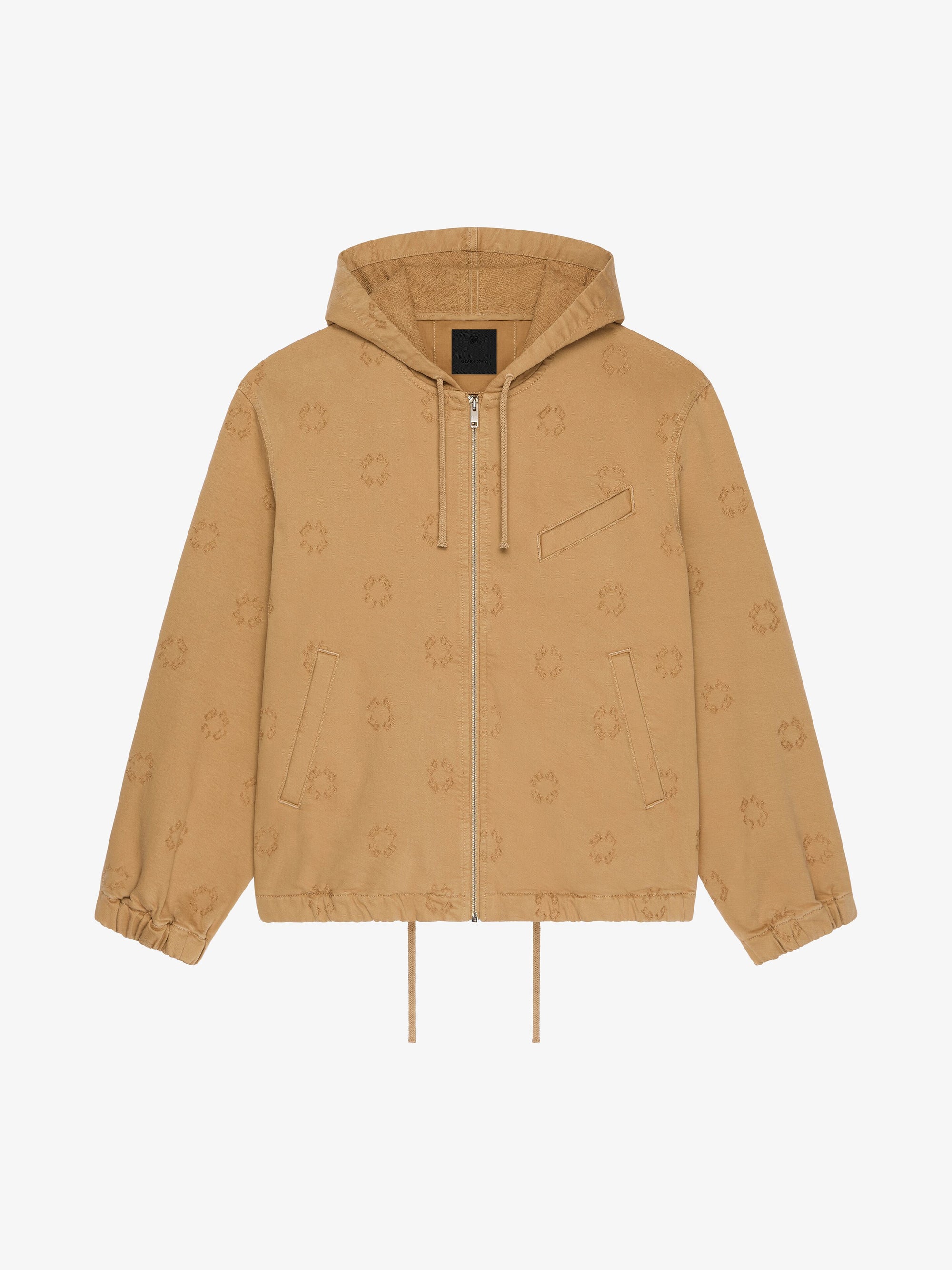 DENIM JACKET WITH HOOD