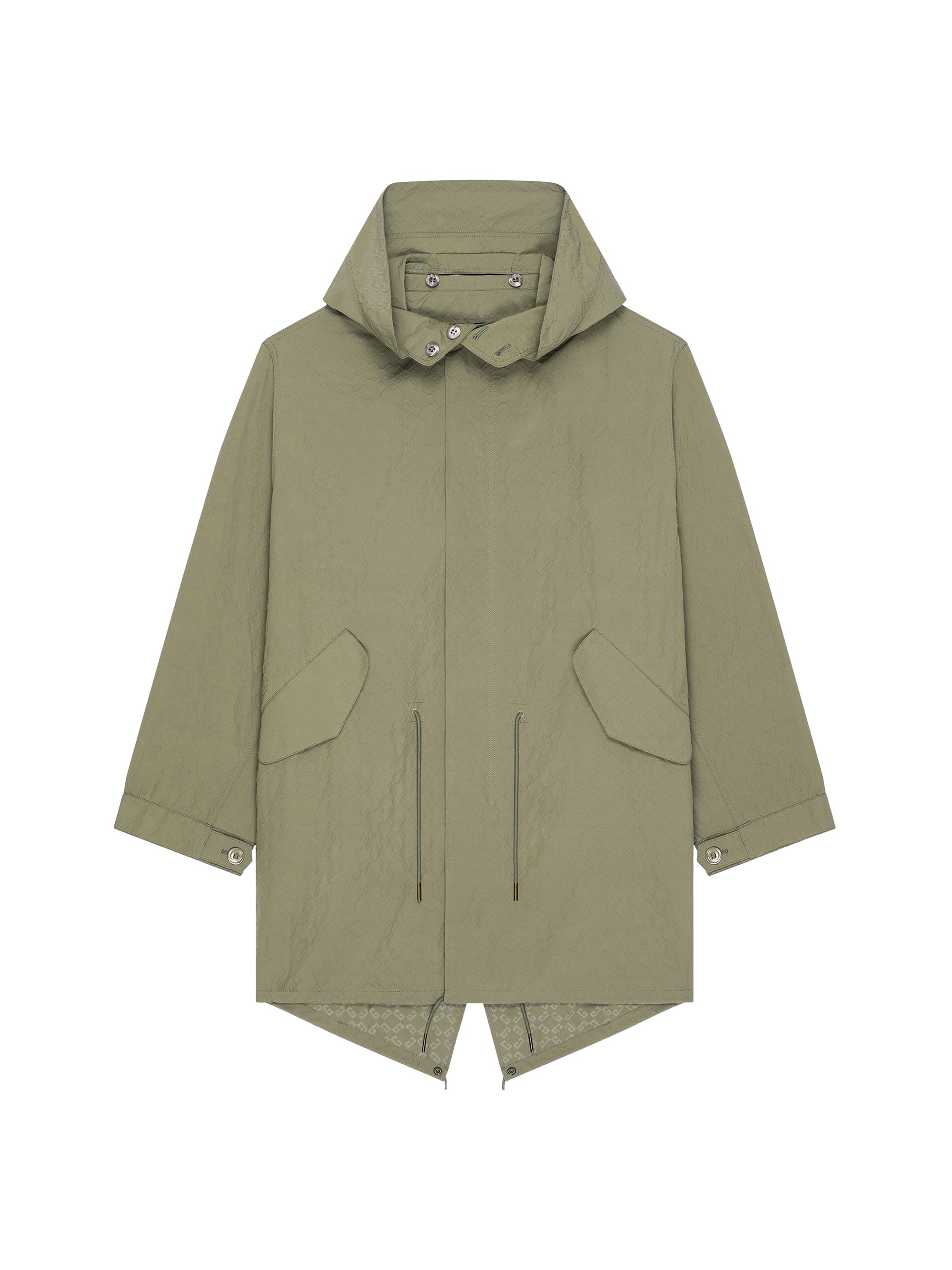 Parka fishtail - Almond Green