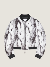 POLY TAFFETAS WR BIG HAIR PRINT