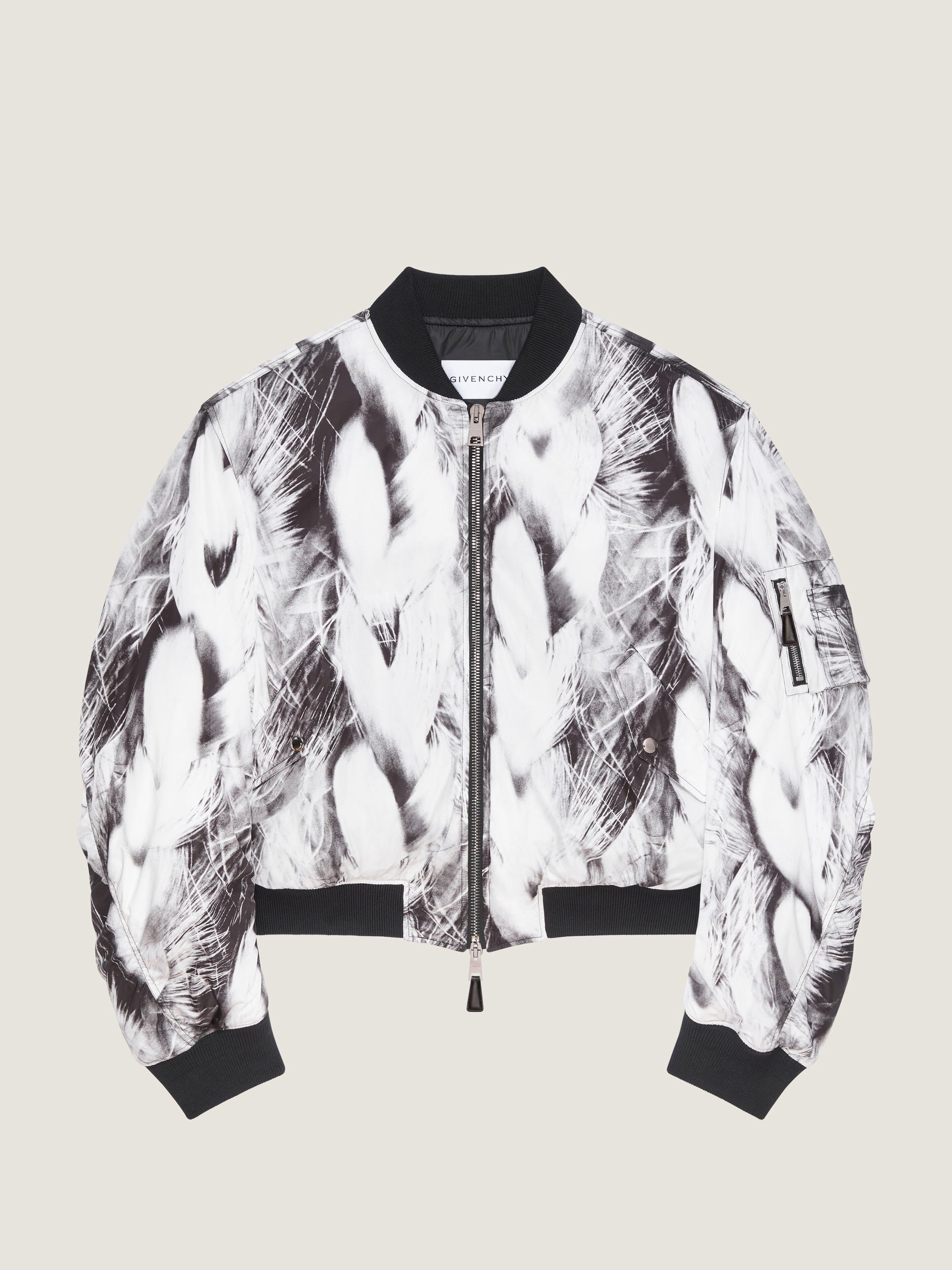 POLY TAFFETAS WR BIG HAIR PRINT