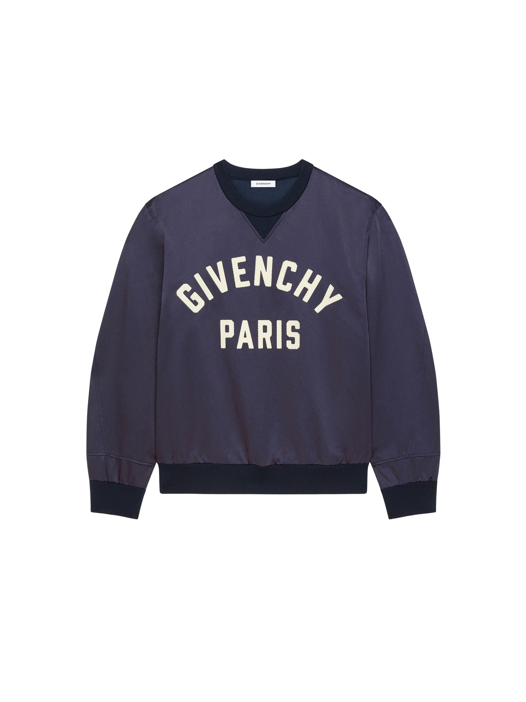 Top en satin - Navy