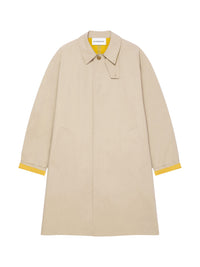 Trench-coat bicolore - Beige & Mustard