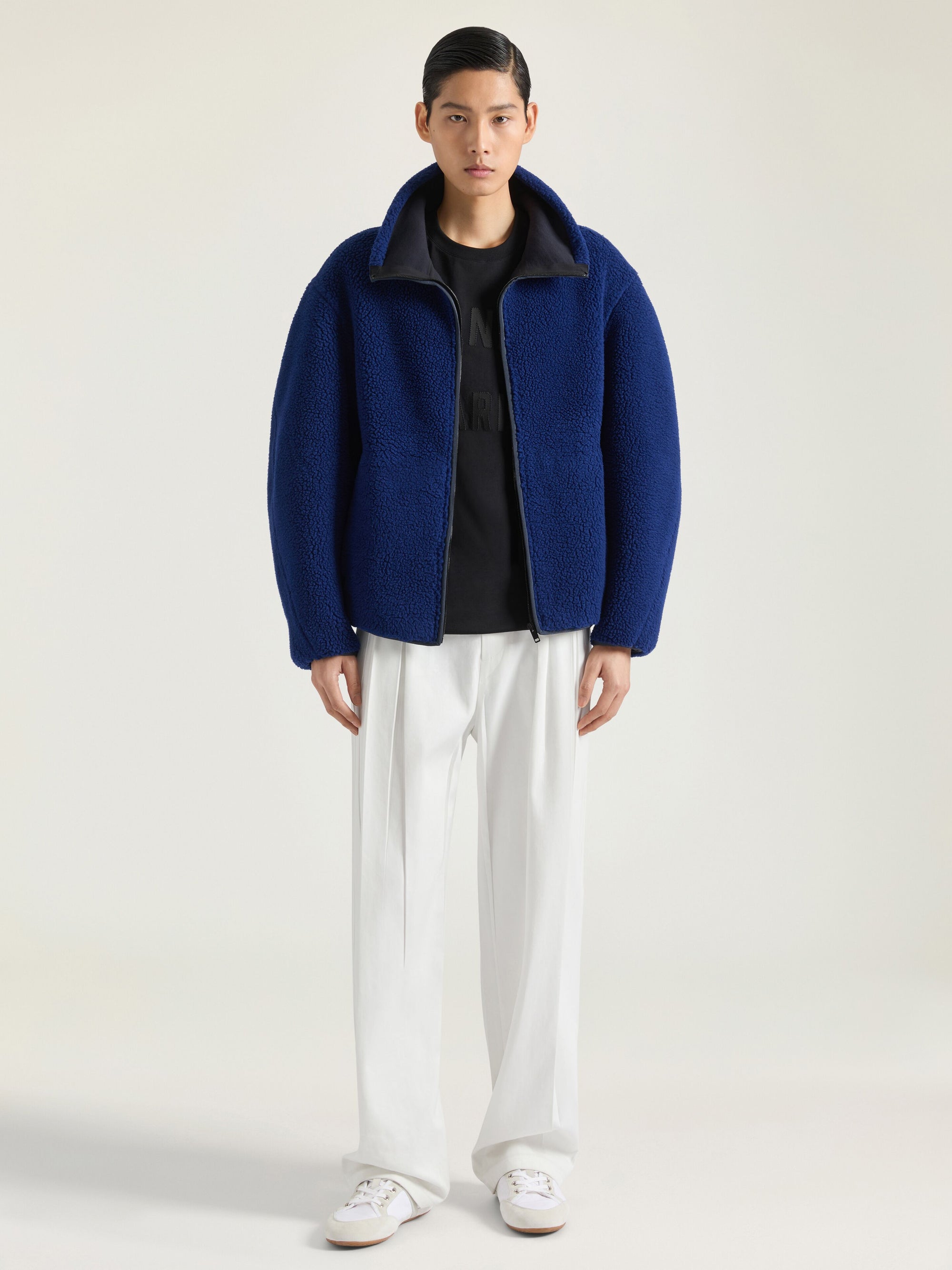 COUTURE SEAM FLEECE BLOUSON