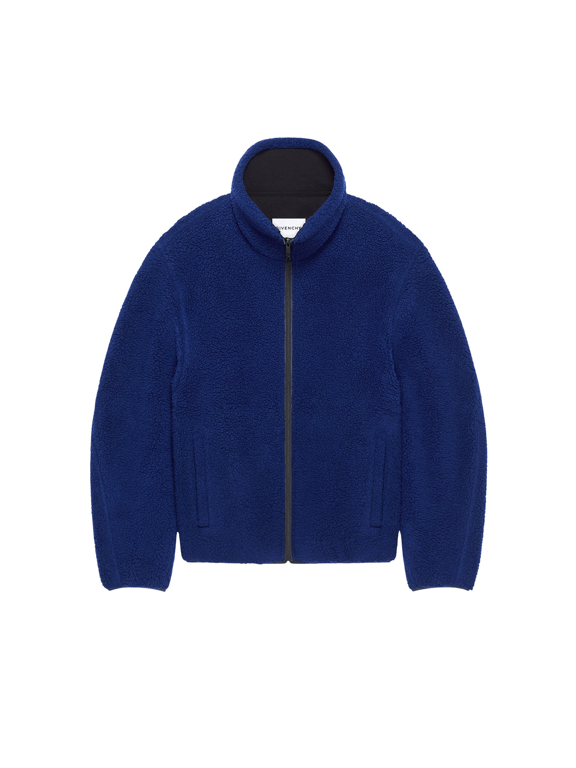 Blouson polaire Couture seam en laine - Bright Blue