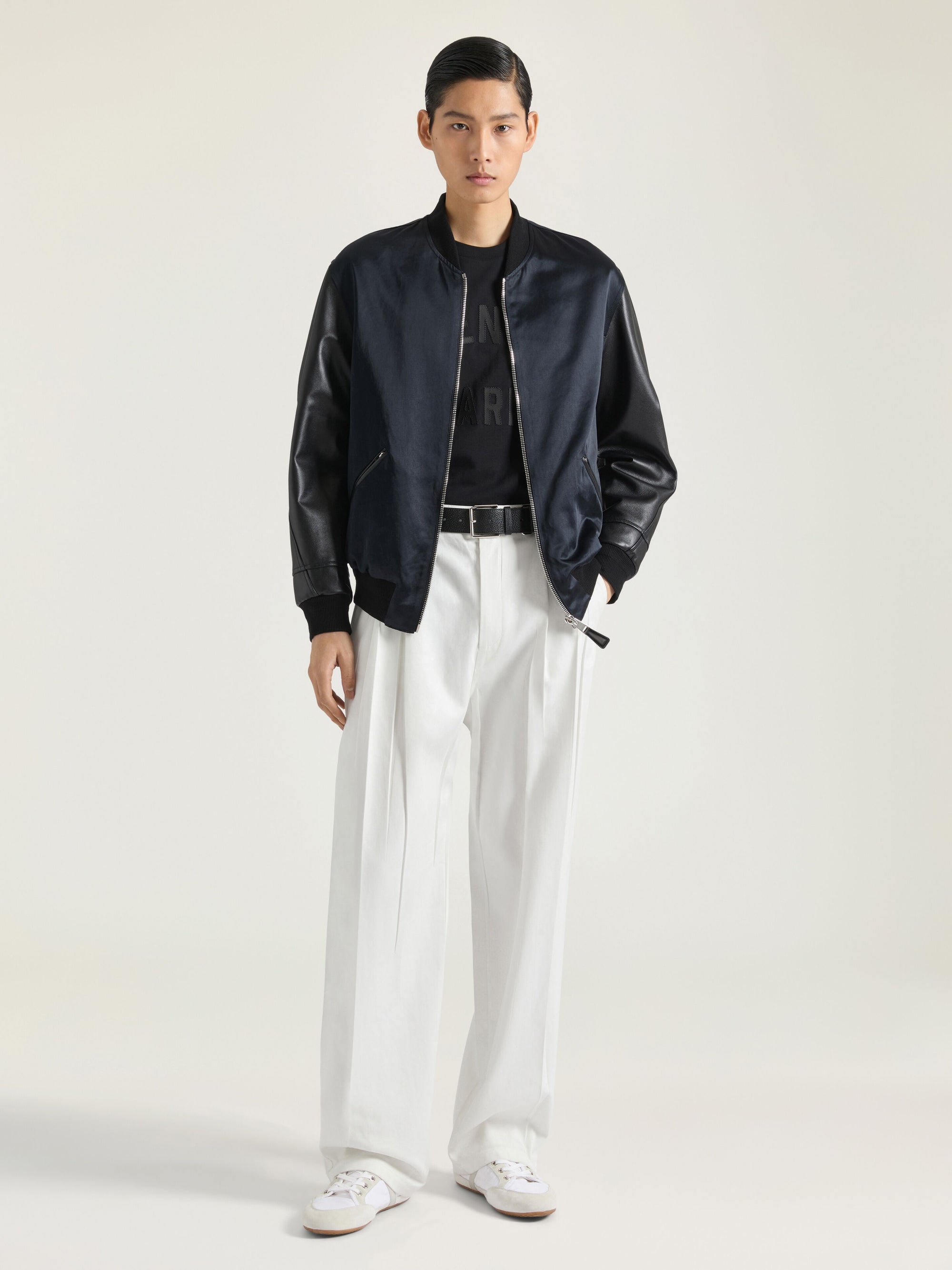 MIX MATERIAL JACKET
