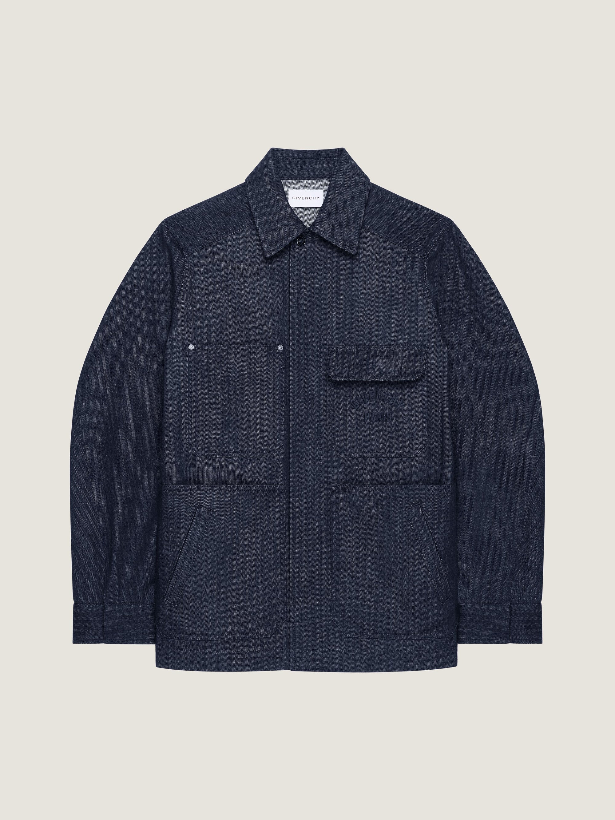 HERRINGBONE DENIM BRUT