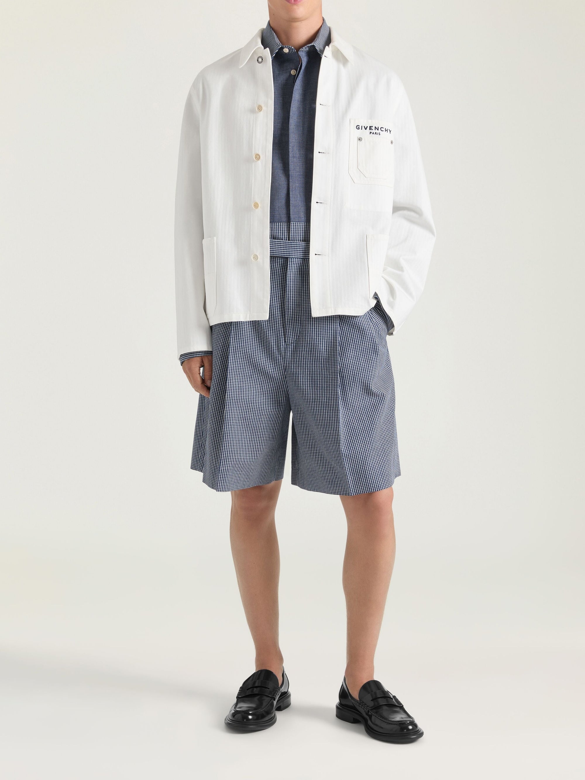 Veste à poches plaquées - White