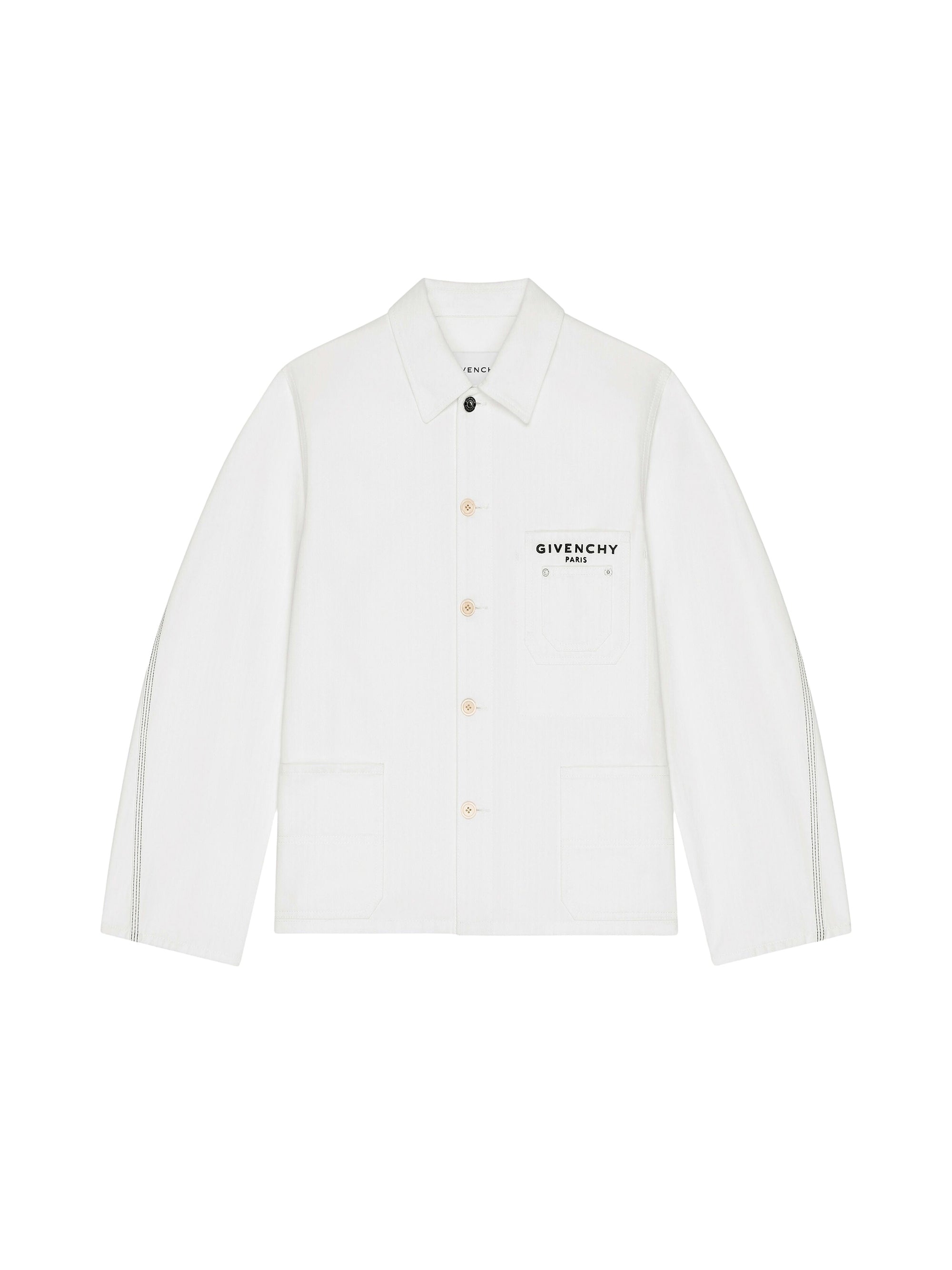 Veste à poches plaquées - White