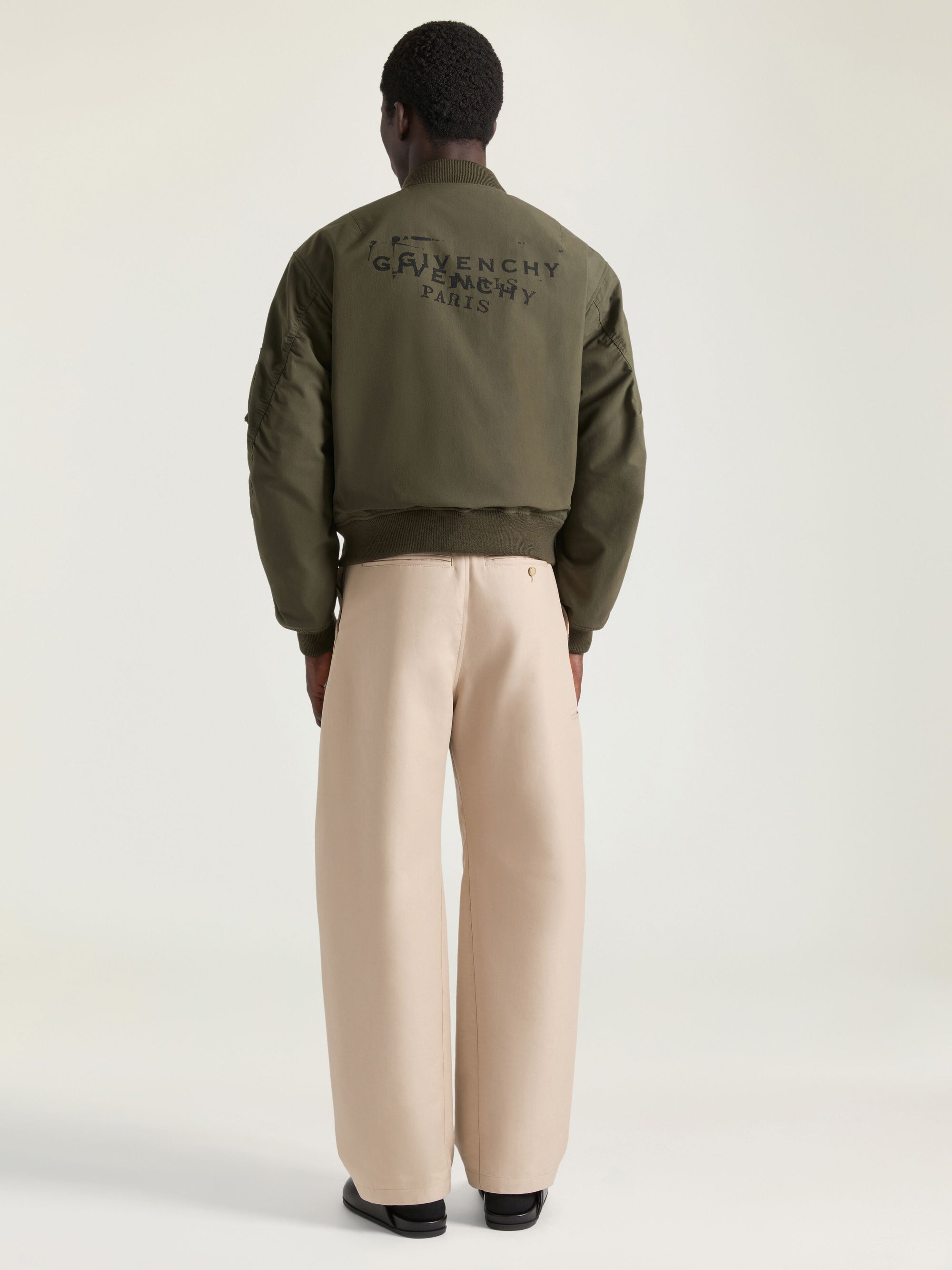 Bomber manches Couture - Kaki