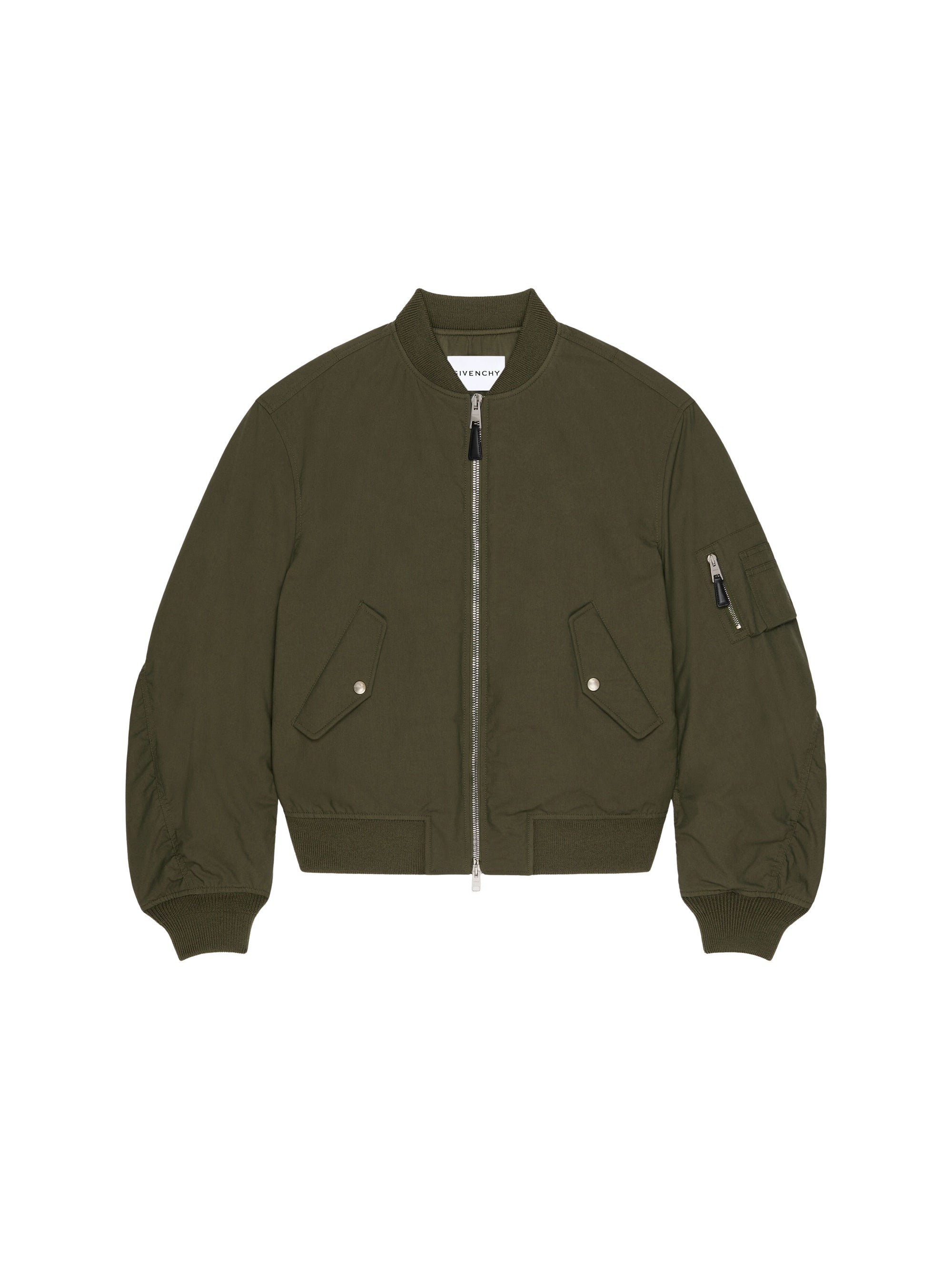 Bomber manches Couture - Kaki