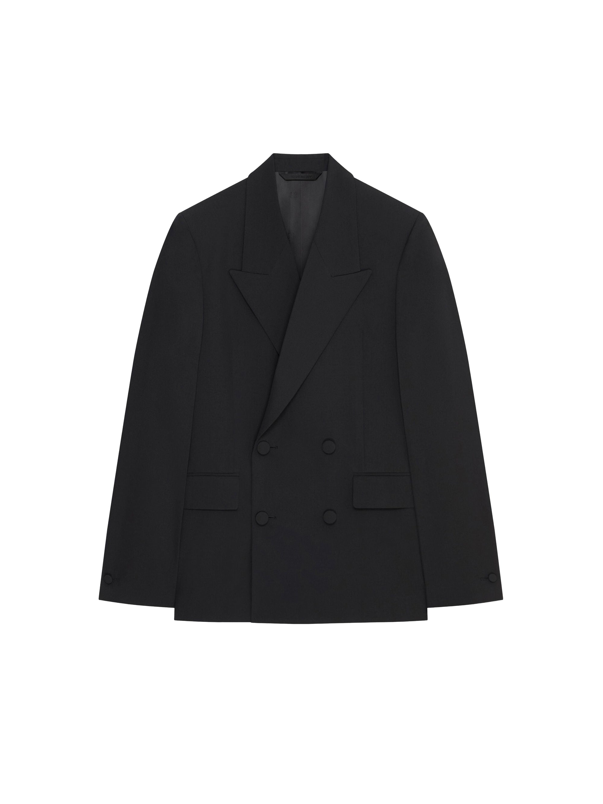 Veste Slim en laine - Black