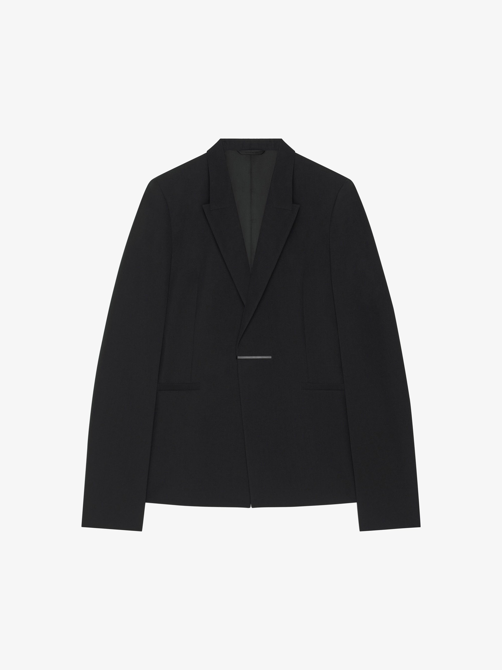 METAL BAR STRUCTURED SLIM FIT JACKET