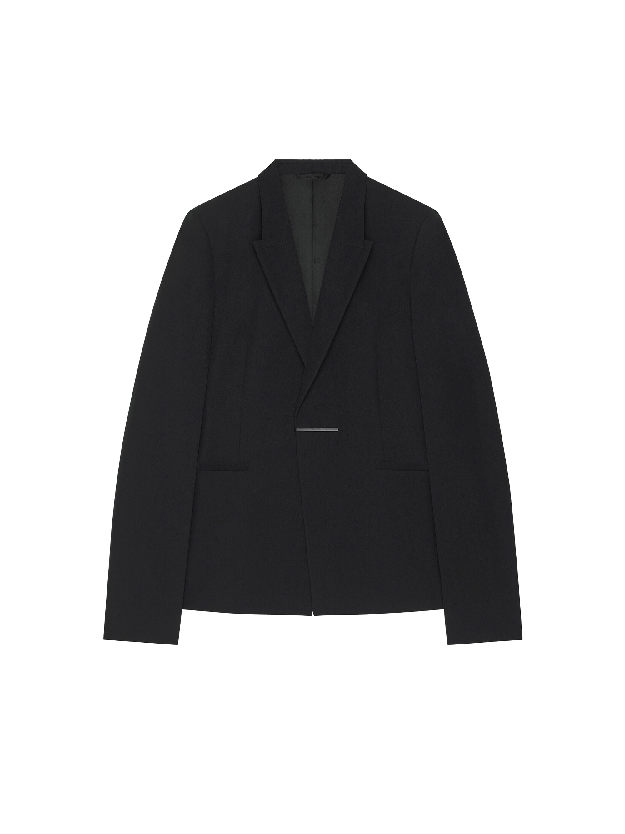 Veste Slim en laine - Black
