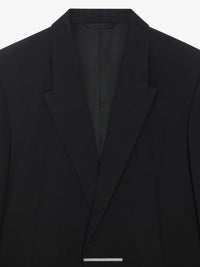 METAL BAR STRUCTURED SLIM FIT JACKET