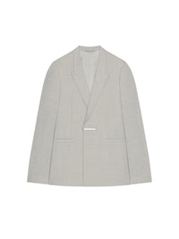 METAL BAR STRUCTURED SLIM FIT JACKET