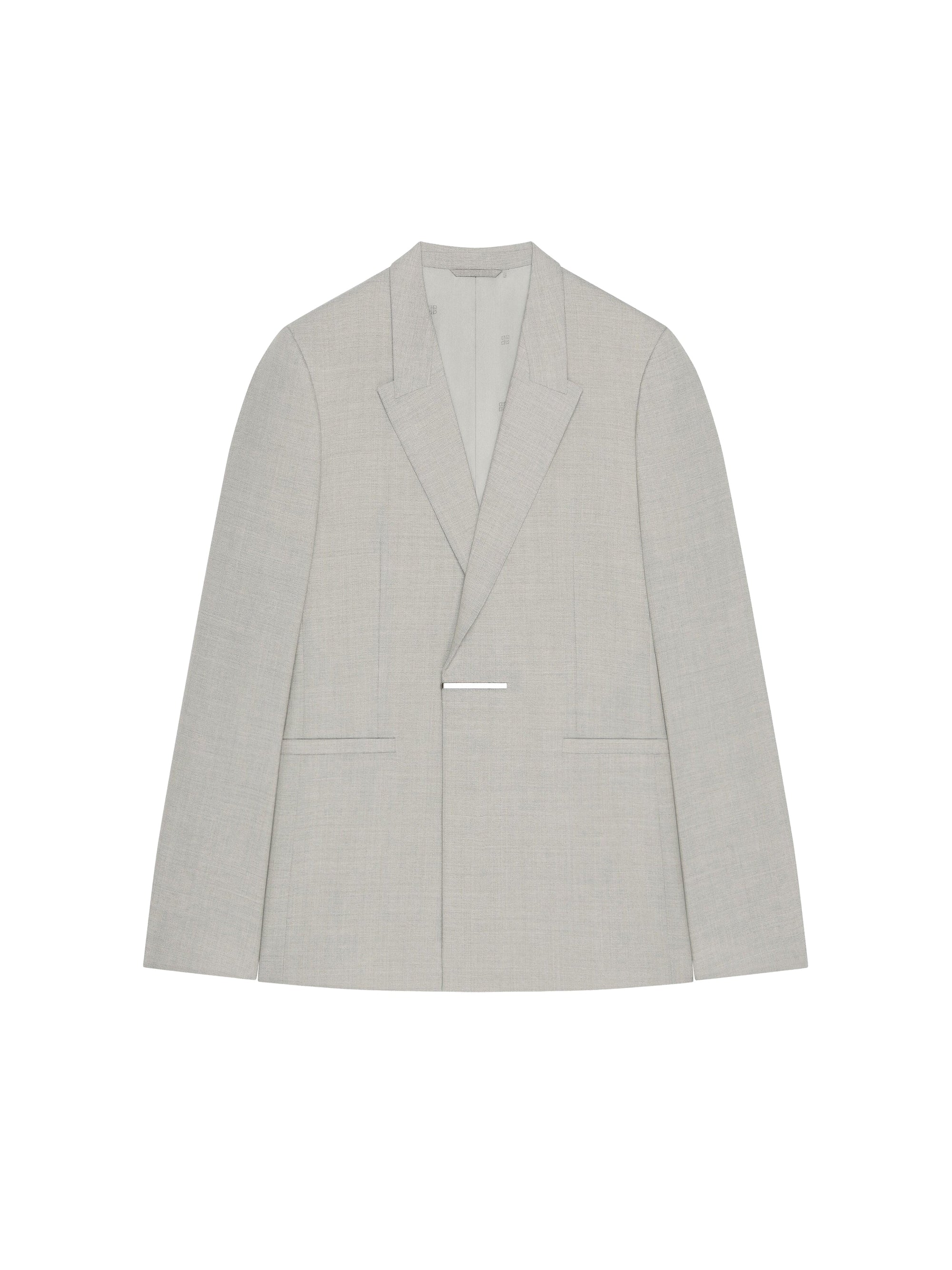 METAL BAR STRUCTURED SLIM FIT JACKET