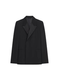 EXTRA FITTED JACKET SATIN PEAK LAPEL
