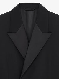 EXTRA FITTED JACKET SATIN PEAK LAPEL