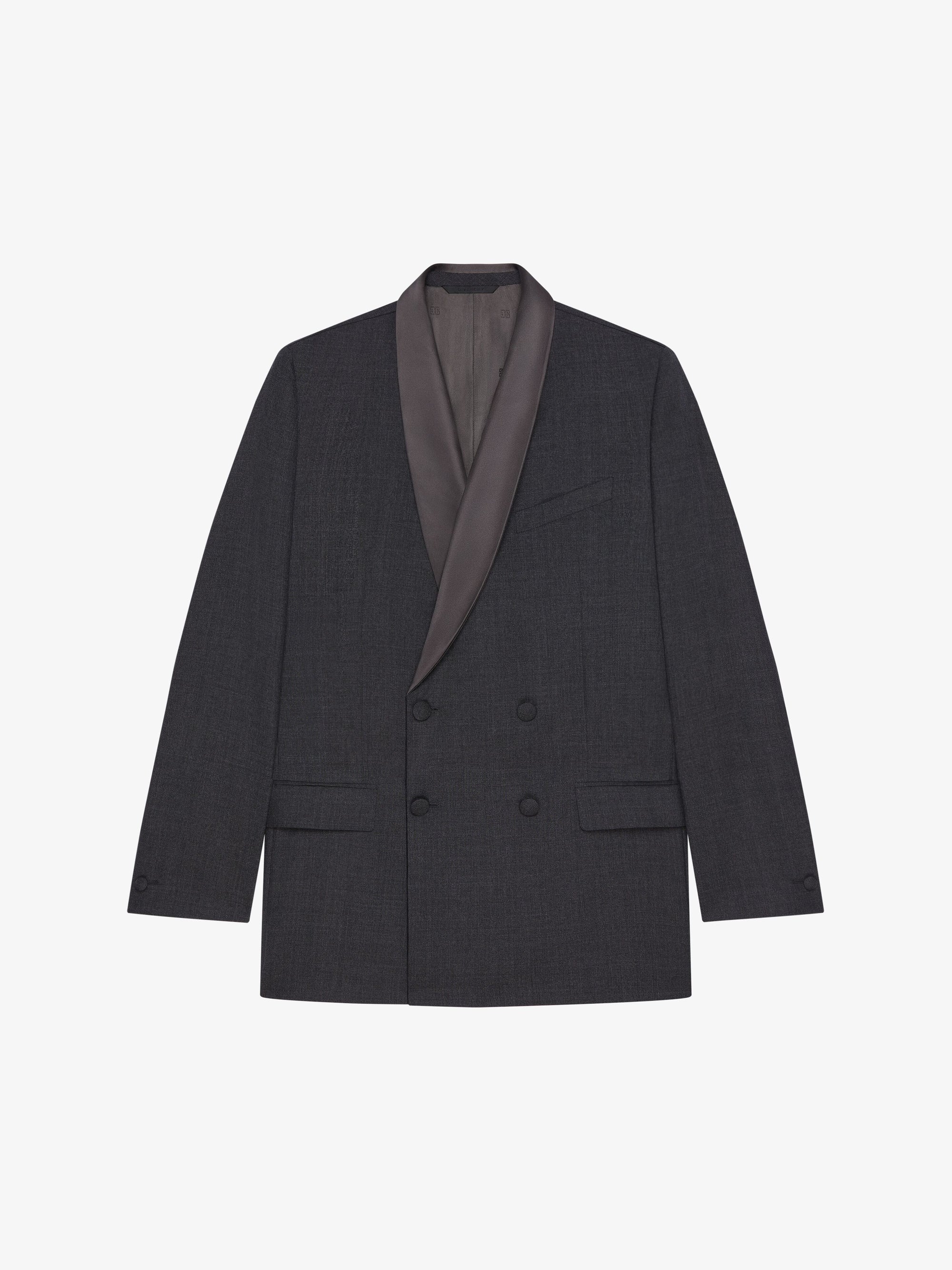 JACKET SHAWL LAPEL DOUBLE BREASTED