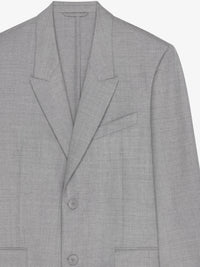 REGULAR FIT PEAK LAPEL JACKET