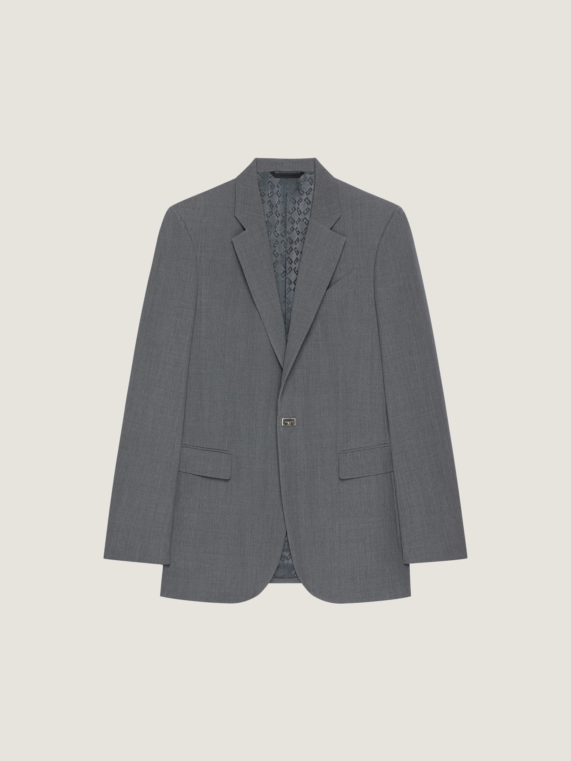 SINGLE BREASTED NEW METAL DETAIL JACKET