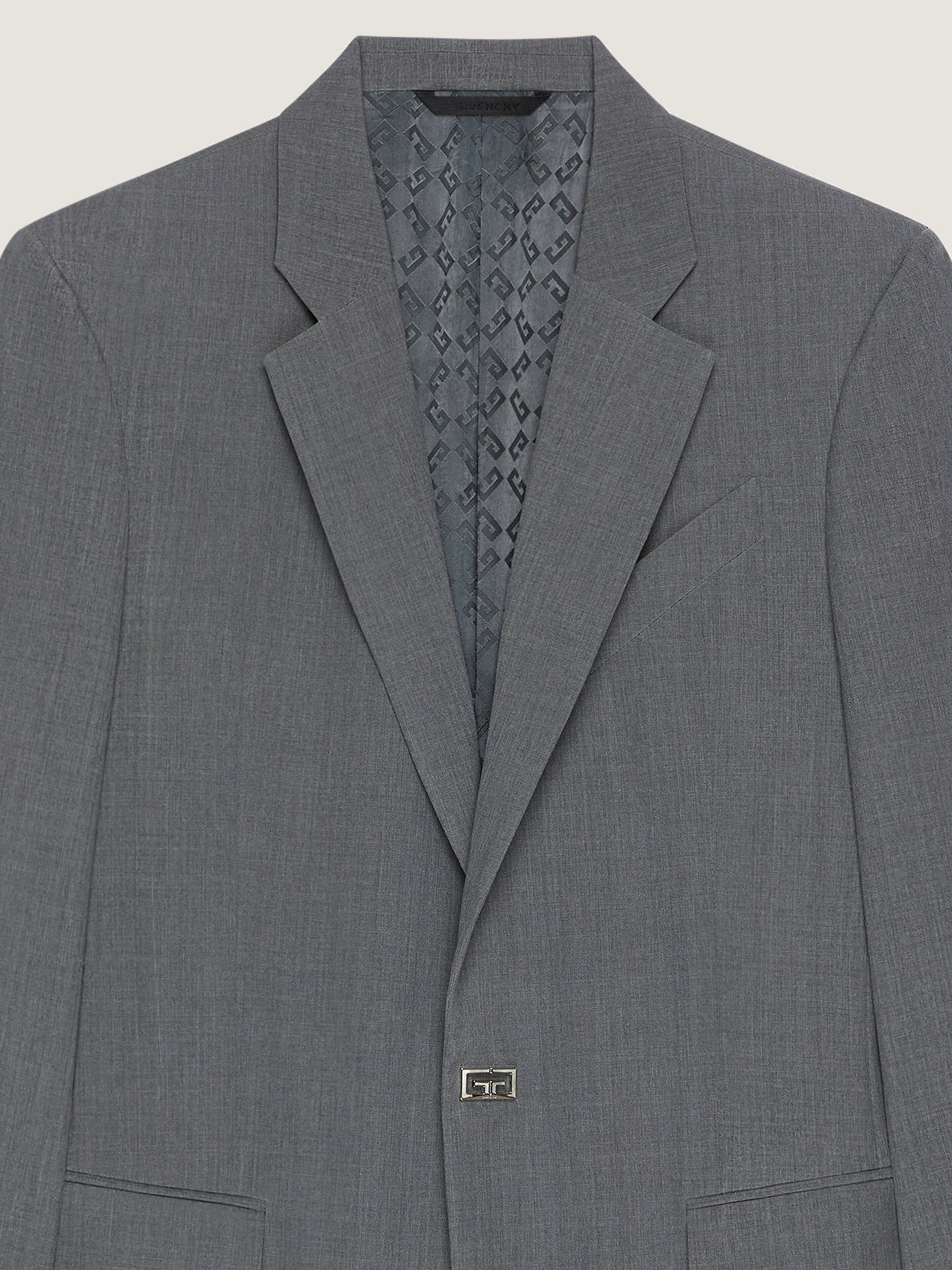SINGLE BREASTED NEW METAL DETAIL JACKET