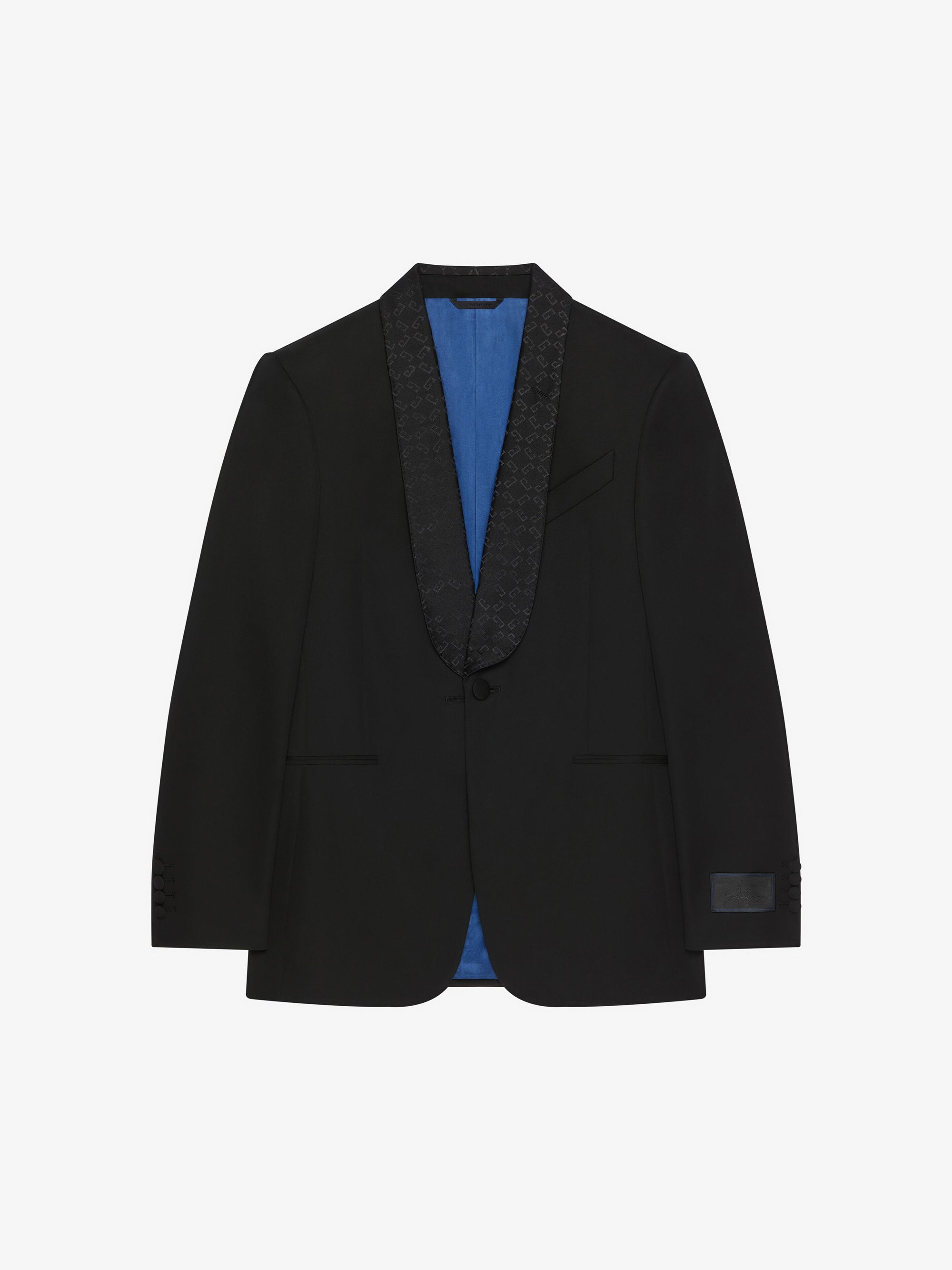 FITTED SHAWL MONOGRAM JACKET