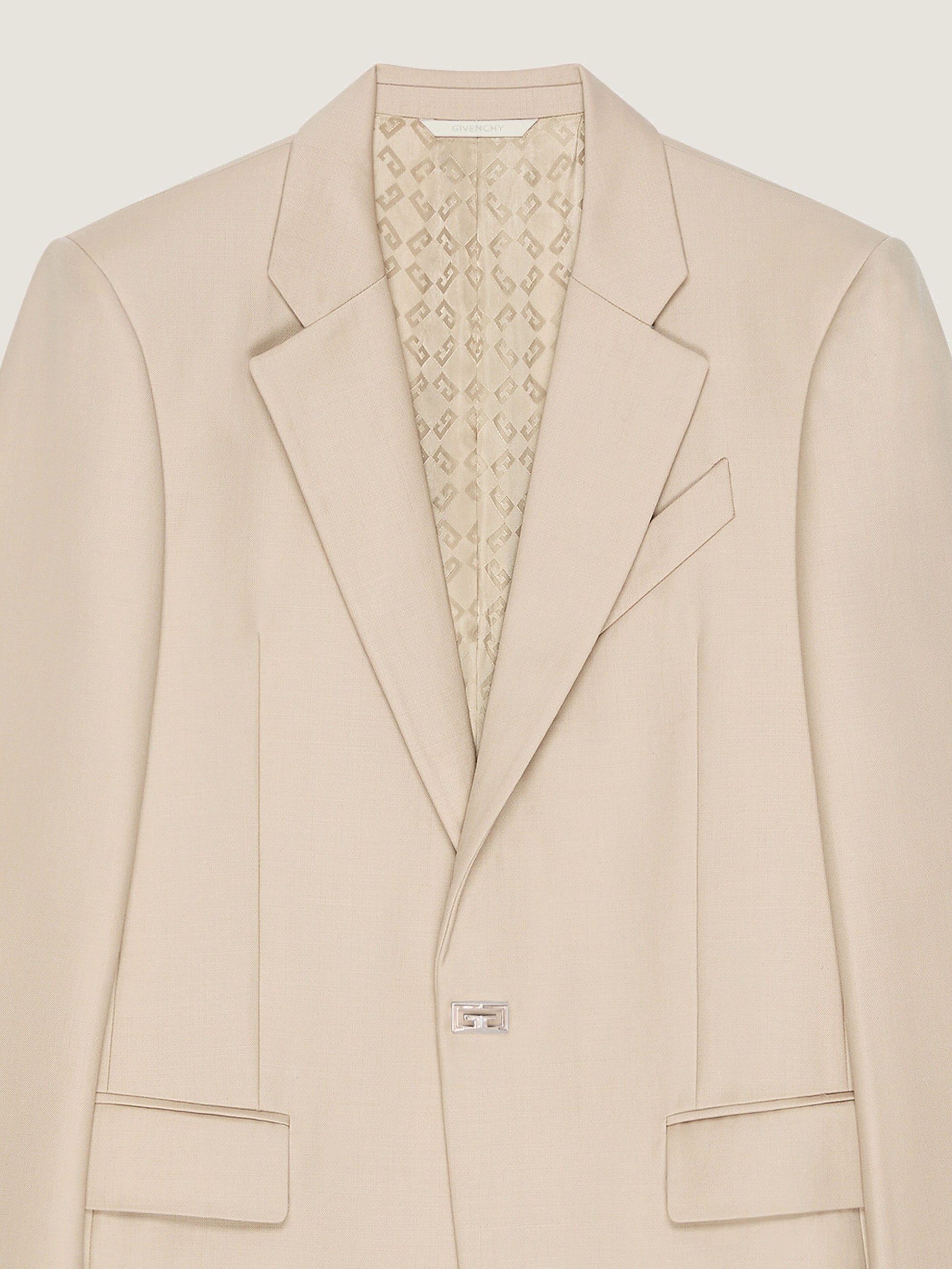 SINGLE BREASTED NEW METAL DETAIL JACKET