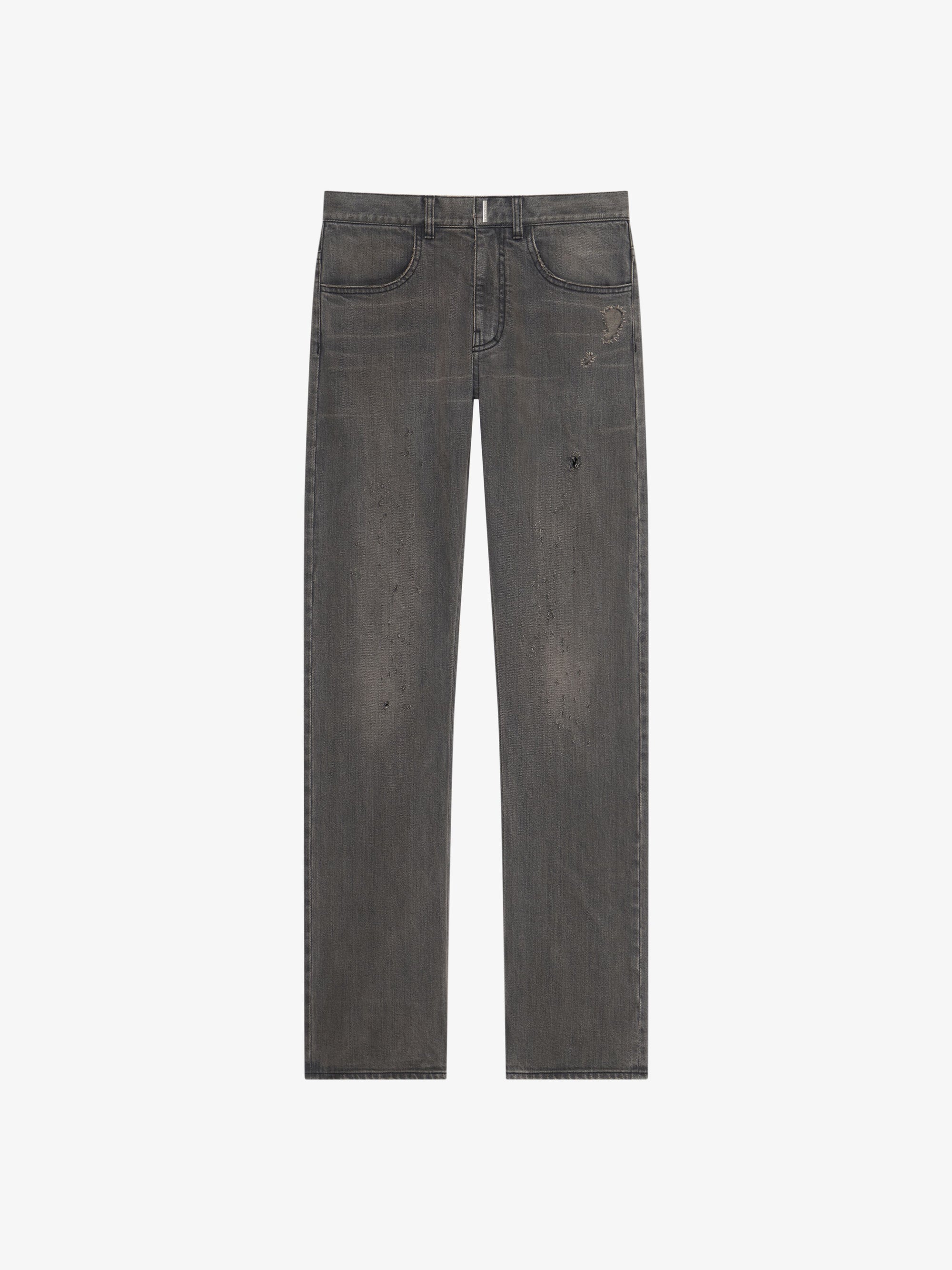 STRAIGHT FIT 5 POCKET TROUSERS