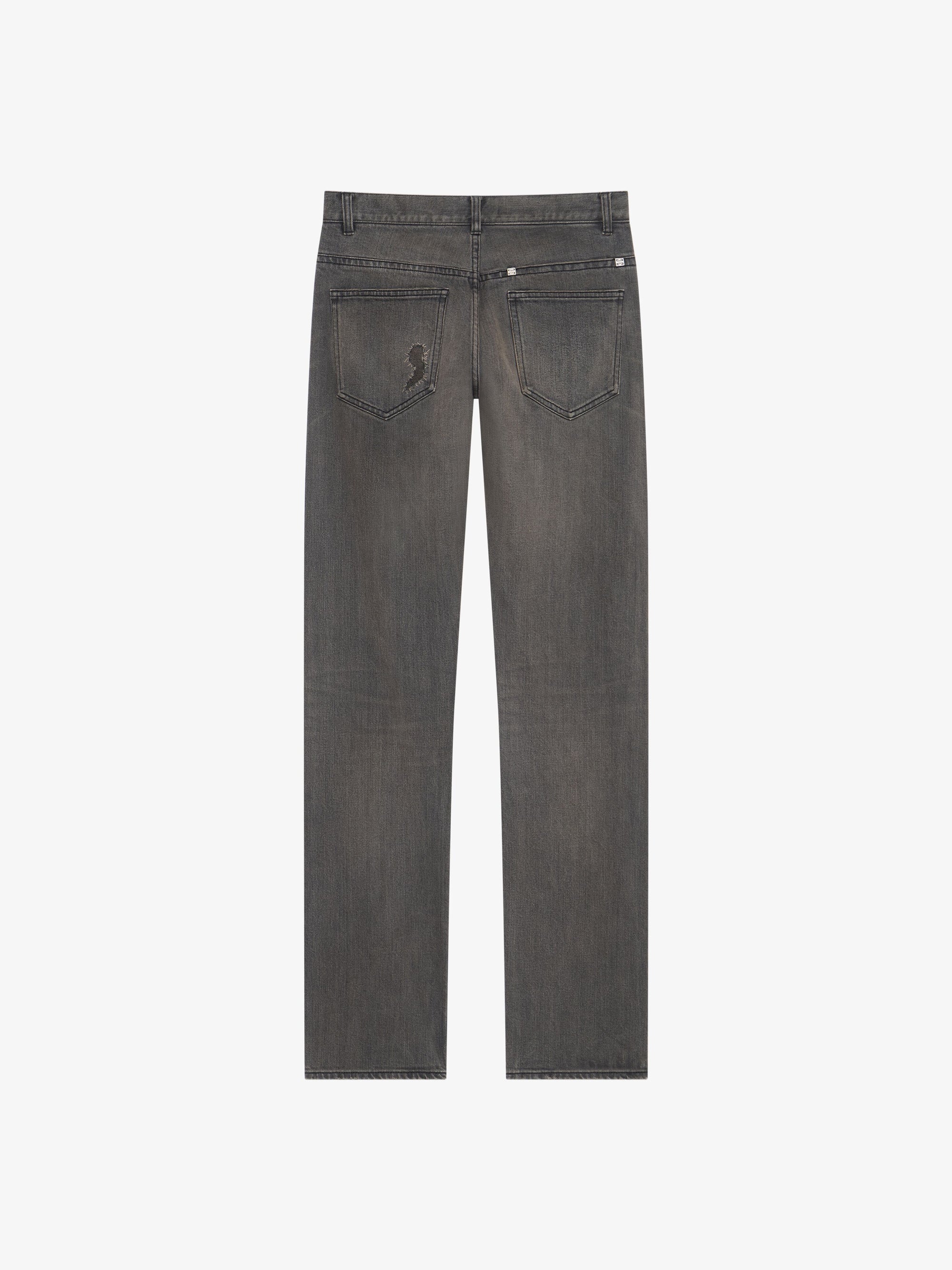 STRAIGHT FIT 5 POCKET TROUSERS
