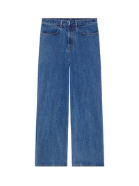 Jean large à entrejambe bas - Indigo Blue