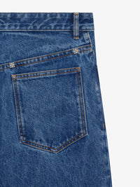 Jean large à entrejambe bas - Indigo Blue